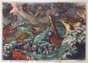Fin de la Invasión Irlandesa o la Destrucción de la Armada Francesa